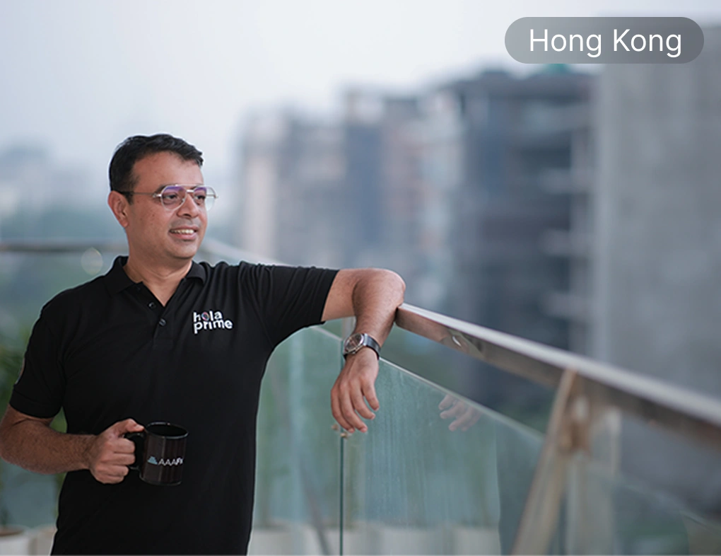 Hong kong CEO of Holaprime Somesh Kapuria